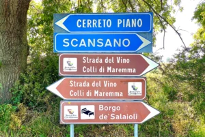 Signpost Morellino di Scansano